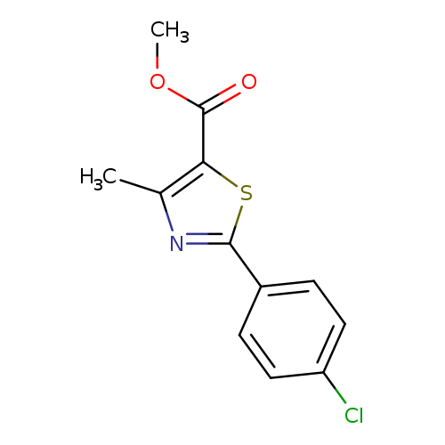 Methyl 2-(4-chlorophenyl)-4-methylthiazole-5-carboxylate