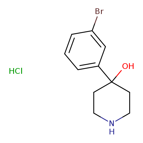 4-(3-bromophenyl)piperidin-4-olhydrochloride