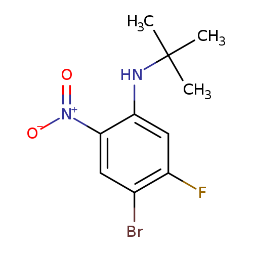 5-Bromo-2-(t-butylamino)-4-fluoro-1-nitrobenzene