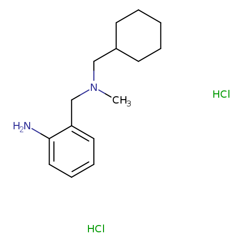 2-{[(cyclohexylmethyl)(methyl)amino]methyl}aniline dihydrochloride