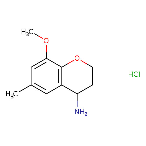 8-Methoxy-6-methyl-3,4-dihydro-2h-1-benzopyran-4-amine hydrochloride