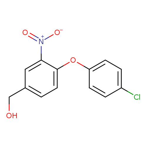 [4-(4-chlorophenoxy)-3-nitrophenyl]methanol