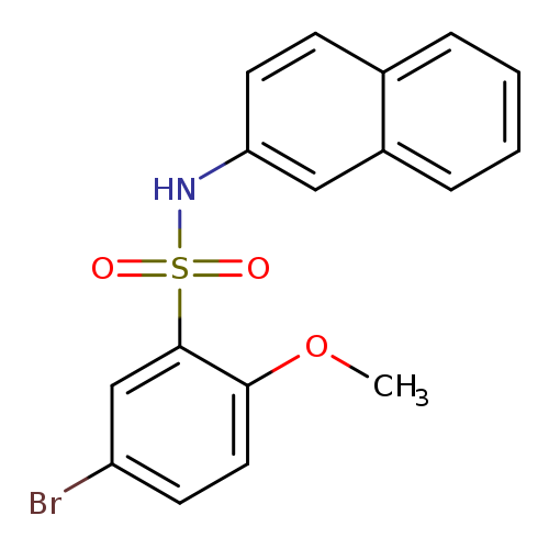 5-bromo-2-methoxy-N-(naphthalen-2-yl)benzene-1-sulfonamide