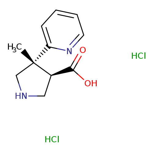 rac-(3R,4R)-4-methyl-4-(pyridin-2-yl)pyrrolidine-3-carboxylicaciddihydrochloride