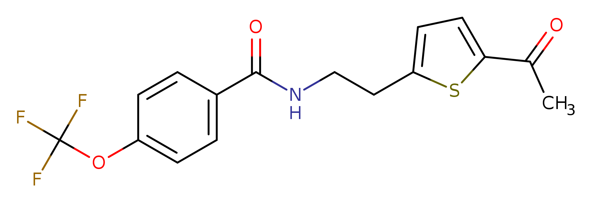 N-[2-(5-acetylthiophen-2-yl)ethyl]-4-(trifluoromethoxy)benzamide