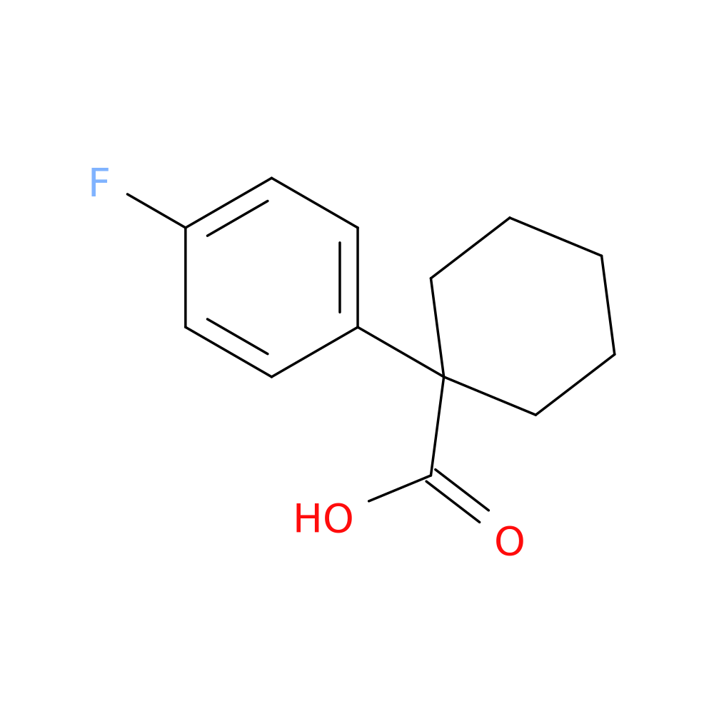 1-(4-Fluorophenyl)cyclohexane-1-carboxylic acid