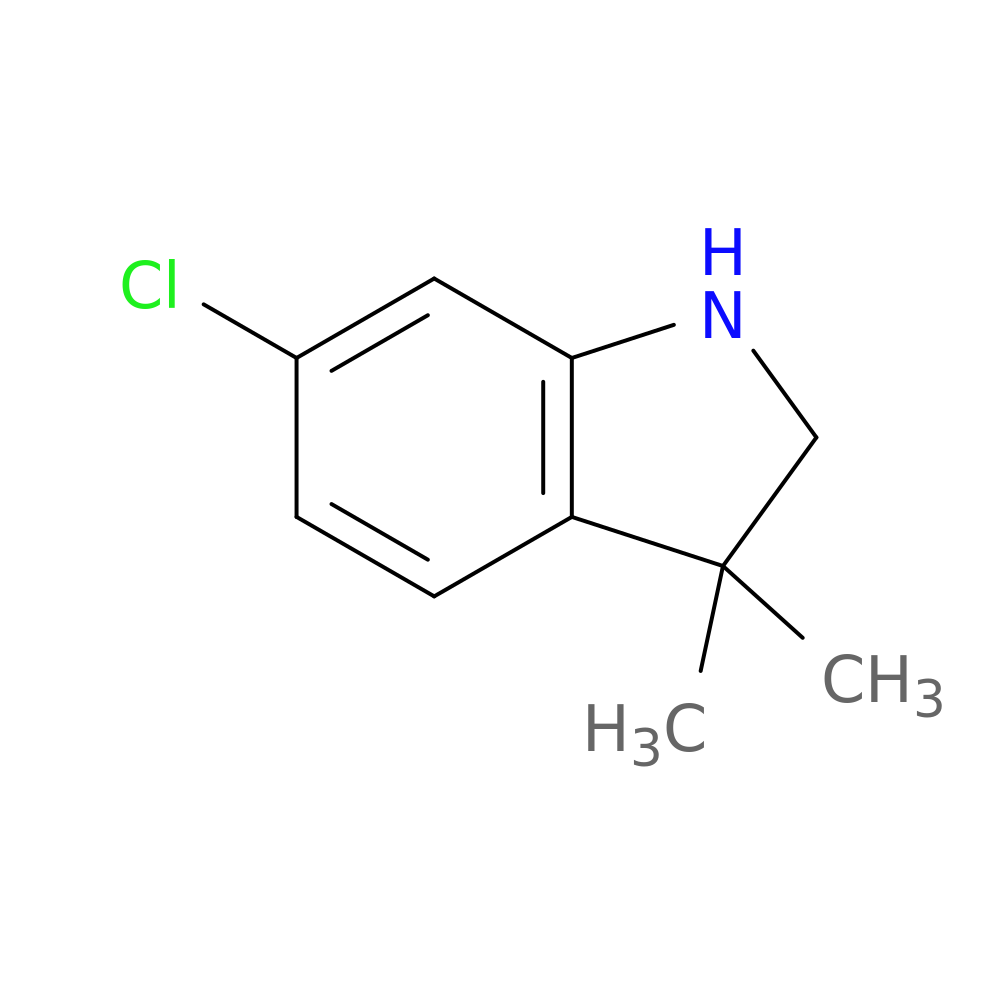6-CHLORO-3,3-DIMETHYLINDOLINE
