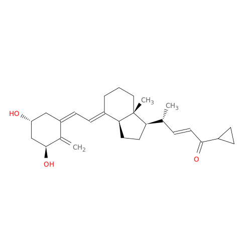 (2E,4R)-1-Cyclopropyl-4-[(1R,3aS,4E,7aR)-4-[(2Z)-2-[(3S,5R)-3,5-dihydroxy-2-methylenecyclohexylidene]ethylidene]octahydro-7a-methyl-1H-inden-1-yl]-2-penten-1-one