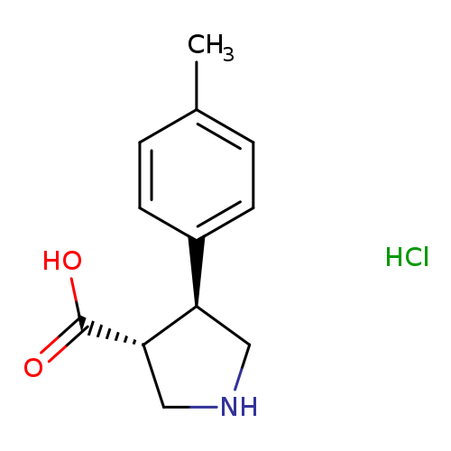 (+/-)-Trans-4-(4-methylphenyl)pyrrolidine-3-carboxylic acid HCl