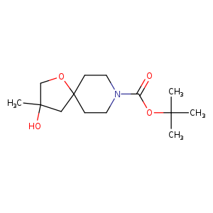 1-Oxa-8-azaspiro[4.5]decane-8-carboxylic acid, 3-hydroxy-3-methyl-, 1,1-dimethylethyl ester