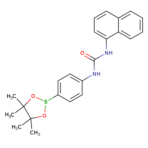 N-1-naphthalenyl-N'-[4-(4,4,5,5-tetramethyl-1,3,2-dioxaborolan-2-yl)phenyl]-urea