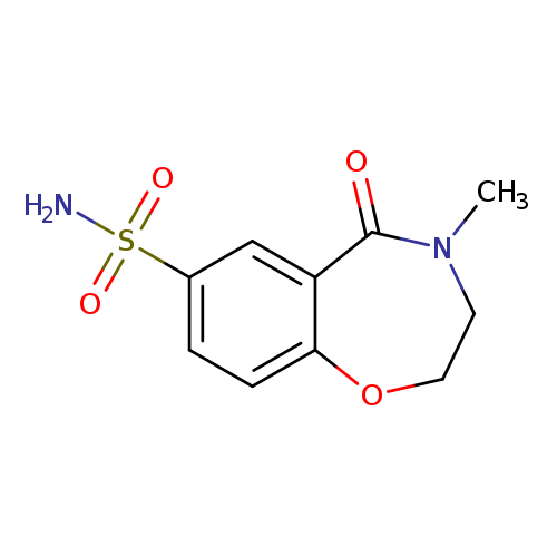 4-methyl-5-oxo-2,3,4,5-tetrahydro-1,4-benzoxazepine-7-sulfonamide