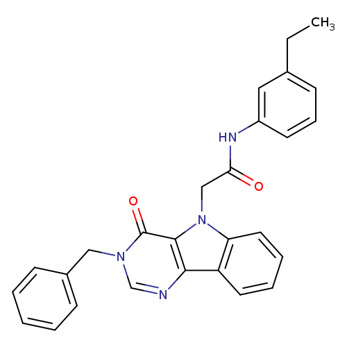 2-{3-benzyl-4-oxo-3H,4H,5H-pyrimido[5,4-b]indol-5-yl}-N-(3-ethylphenyl)acetamide