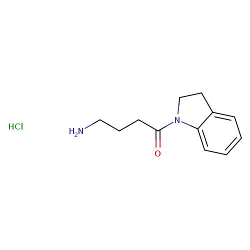 4-amino-1-(2,3-dihydro-1H-indol-1-yl)butan-1-one hydrochloride