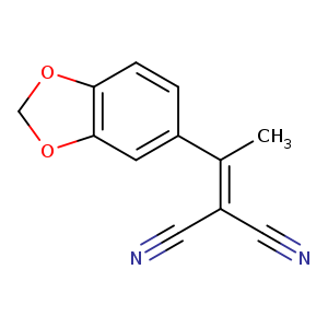 2-[1-(2H-1,3-benzodioxol-5-yl)ethylidene]propanedinitrile