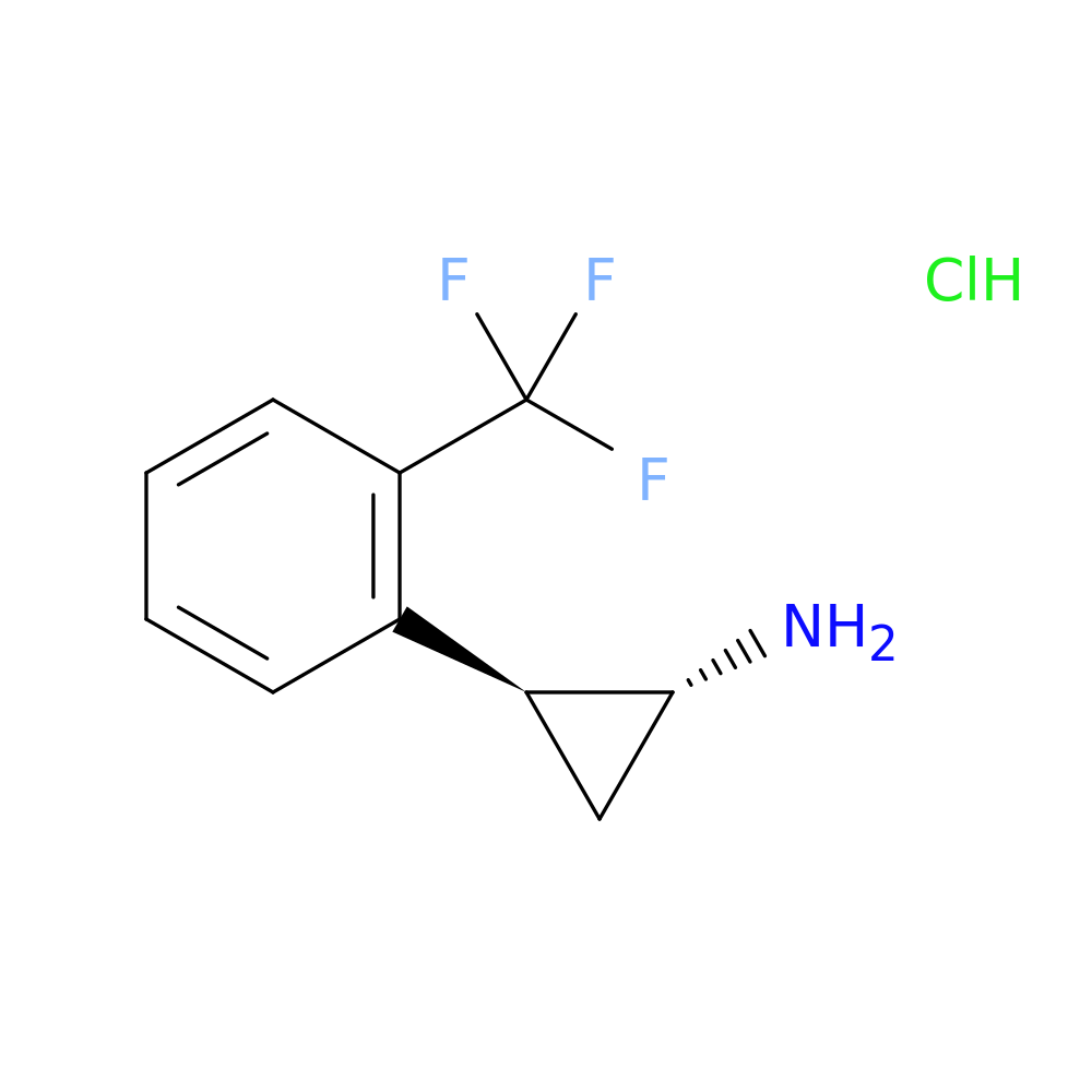 trans-2-(2-(Trifluoromethyl)phenyl)cyclopropanamine hydrochloride