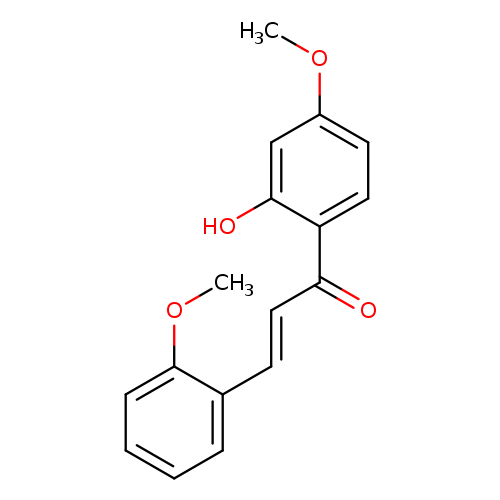 1-(2-hydroxy-4-methoxyphenyl)-3-(2-methoxyphenyl)-2-propen-1-one