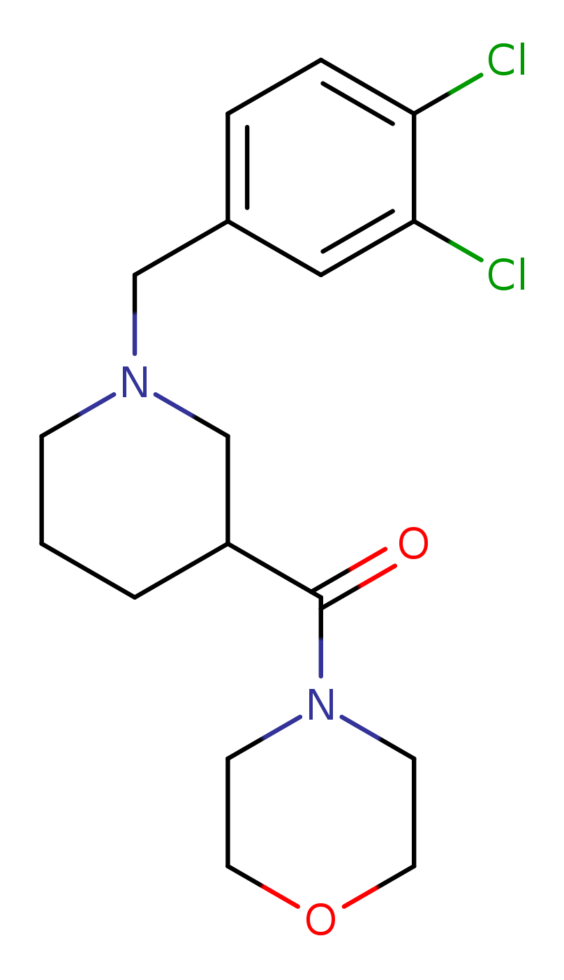 4-{1-[(3,4-dichlorophenyl)methyl]piperidine-3-carbonyl}morpholine