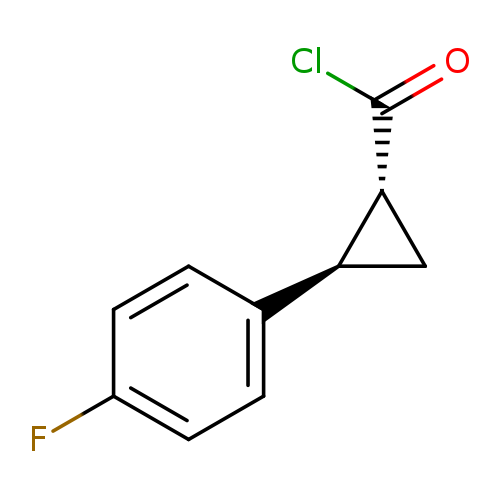 rac-(1R,2R)-2-(4-fluorophenyl)cyclopropane-1-carbonylchloride,trans