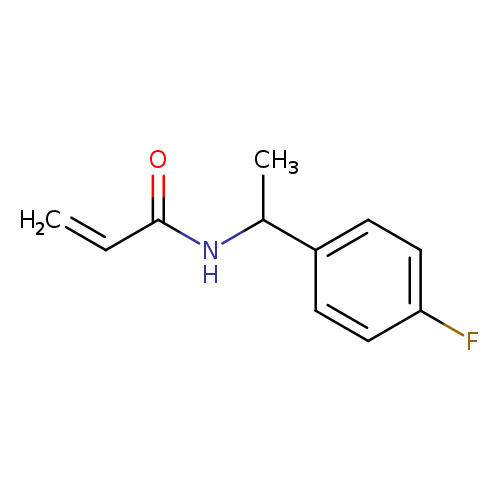N-[1-(4-fluorophenyl)ethyl]prop-2-enamide
