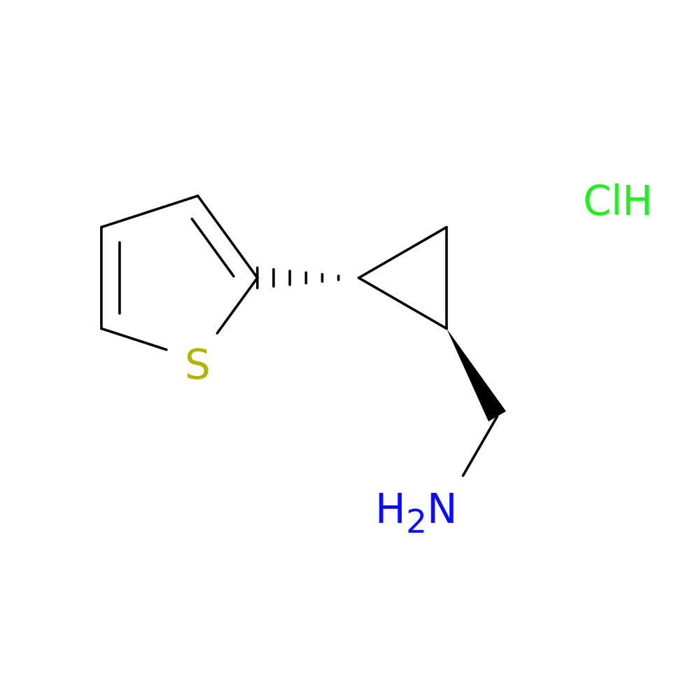 rac-1-[(1R,2R)-2-(thiophen-2-yl)cyclopropyl]methanamine hydrochloride