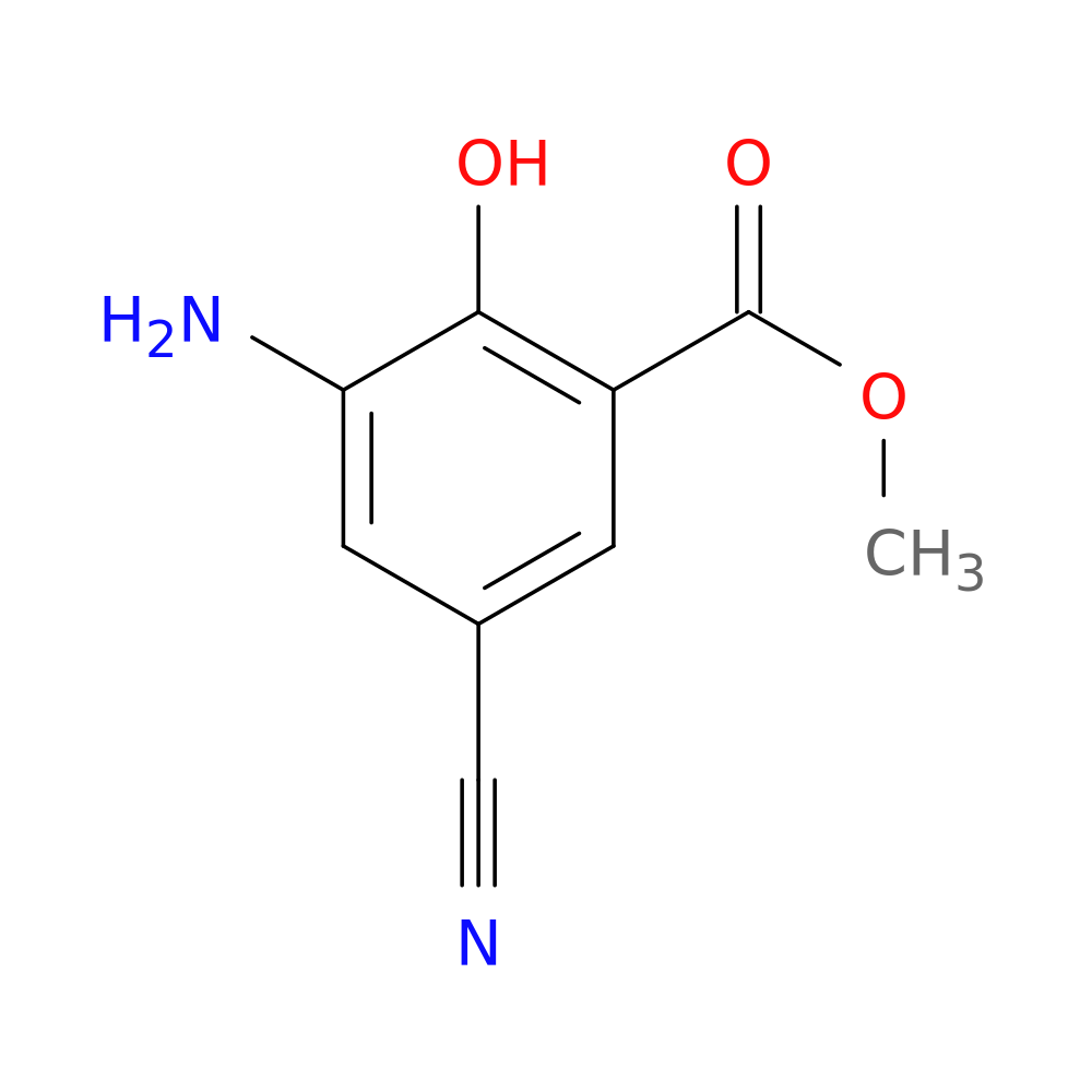 Methyl 3-amino-5-cyano-2-hydroxybenzoate