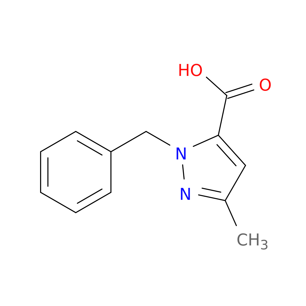 1-Benzyl-3-methyl-1H-pyrazole-5-carboxylic acid
