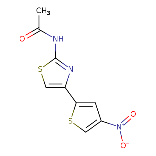 N-[4-(4-Nitro-2-thienyl)-2-thiazolyl]acetamide