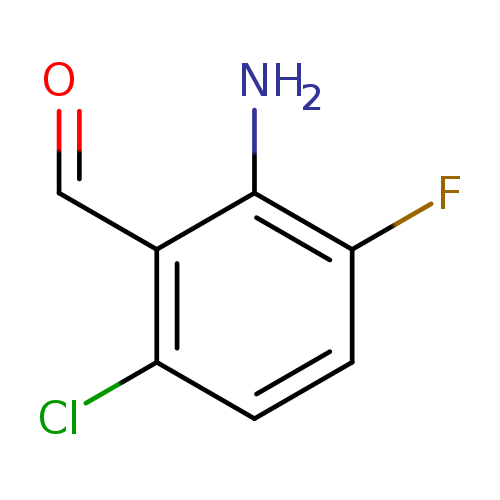 2-amino-6-chloro-3-fluorobenzaldehyde