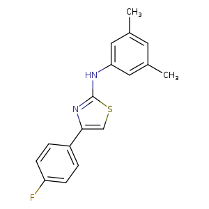 N-(3,5-dimethylphenyl)-4-(4-fluorophenyl)-1,3-thiazol-2-amine