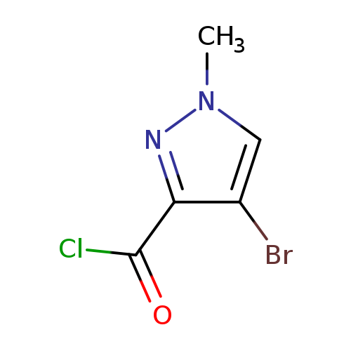 4-Bromo-1-methyl-1h-pyrazole-3-carbonyl chloride
