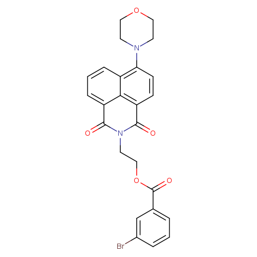 2-[8-(morpholin-4-yl)-2,4-dioxo-3-azatricyclo[7.3.1.0^{5,13}]trideca-1(13),5,7,9,11-pentaen-3-yl]ethyl 3-bromobenzoate