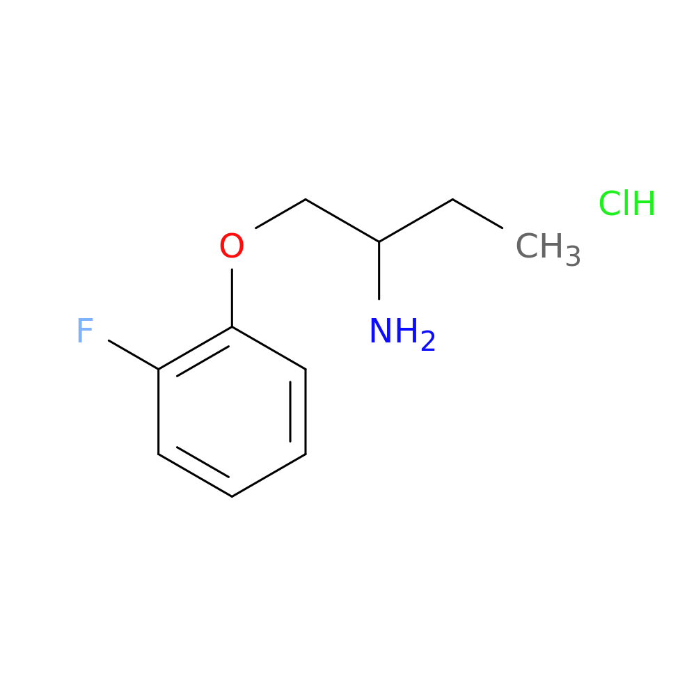 1-(2-Fluorophenoxy)butan-2-amine Hydrochloride