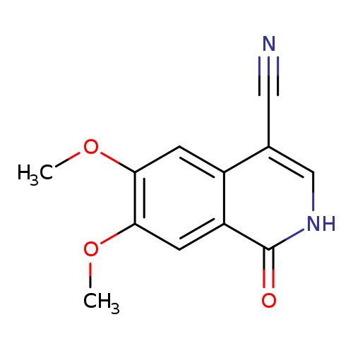 6,7-Dimethoxy-1-oxo-1,2-dihydroisoquinoline-4-carbonitrile