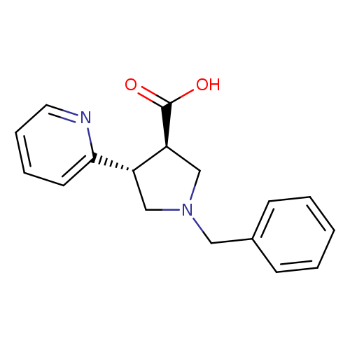 (3R,4R)-rel-1-Benzyl-4-(pyridin-2-yl)pyrrolidine-3-carboxylic acid