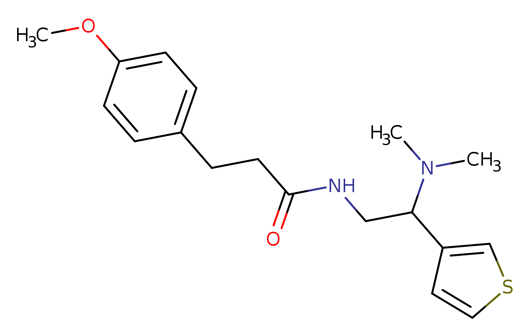 N-[2-(dimethylamino)-2-(thiophen-3-yl)ethyl]-3-(4-methoxyphenyl)propanamide