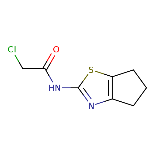 2-chloro-N-{4H,5H,6H-cyclopenta[d][1,3]thiazol-2-yl}acetamide