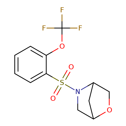 5-[2-(trifluoromethoxy)benzenesulfonyl]-2-oxa-5-azabicyclo[2.2.1]heptane