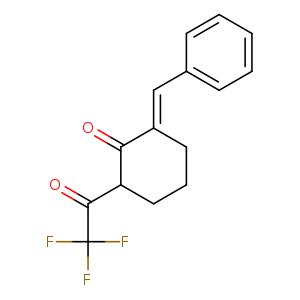 2-(e)-benzylidene-6-(trifluoroacetyl)cyclohexanone