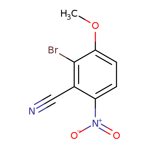 2-Bromo-3-methoxy-6-nitrobenzonitrile