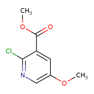 3-Pyridinecarboxylic acid, 2-chloro-5-methoxy-, methyl ester