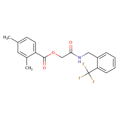 ({[2-(trifluoromethyl)phenyl]methyl}carbamoyl)methyl 2,4-dimethylbenzoate