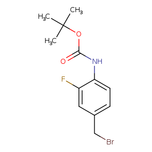 4-Amino-3-fluorobenzyl bromide, n-boc protected