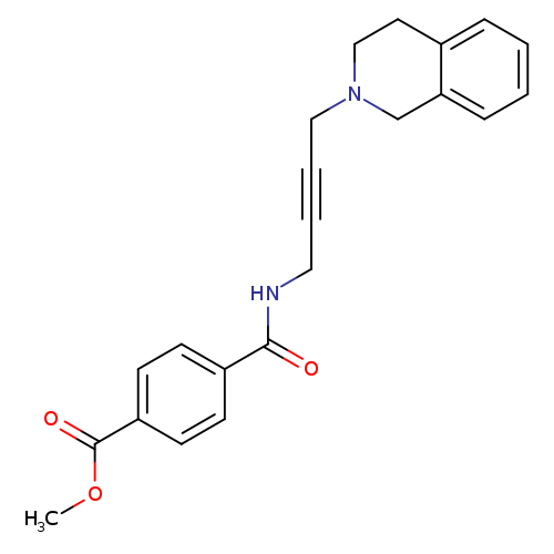 methyl 4-{[4-(1,2,3,4-tetrahydroisoquinolin-2-yl)but-2-yn-1-yl]carbamoyl}benzoate