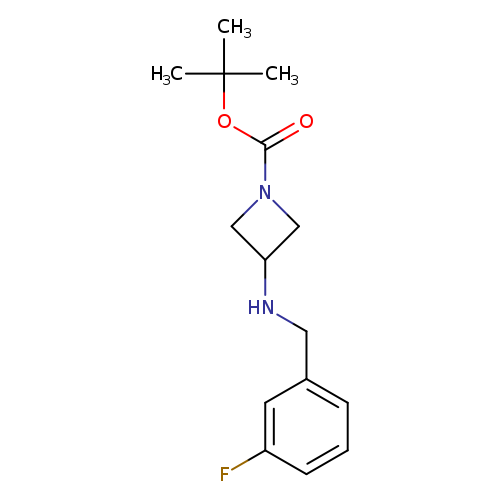 1-Azetidinecarboxylicacid, 3-[[(3-fluorophenyl)methyl]amino]-, 1,1-dimethylethyl ester