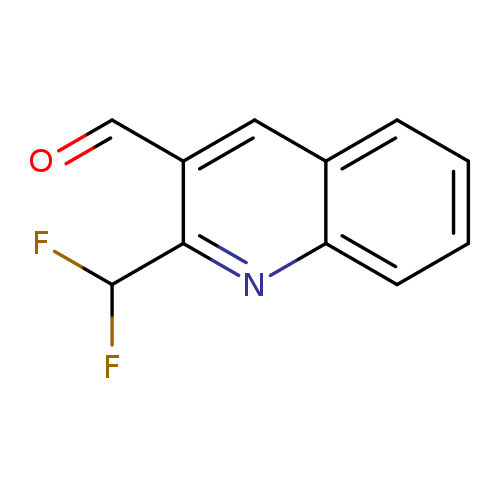 2-(difluoromethyl)quinoline-3-carbaldehyde
