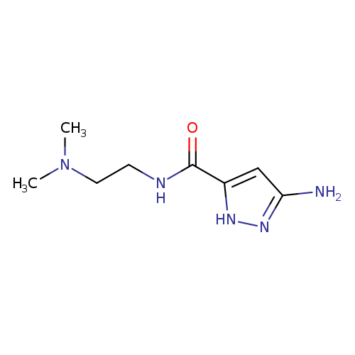3-amino-N-[2-(dimethylamino)ethyl]-1H-pyrazole-5-carboxamide