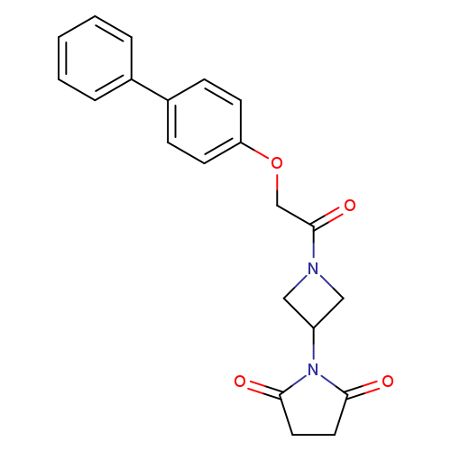 1-[1-(2-{[1,1'-biphenyl]-4-yloxy}acetyl)azetidin-3-yl]pyrrolidine-2,5-dione