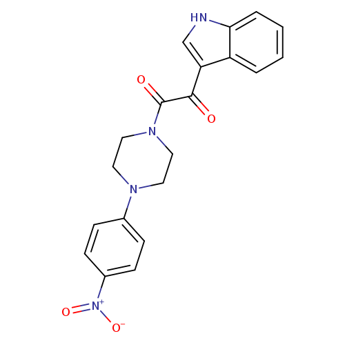 1-(1H-indol-3-yl)-2-[4-(4-nitrophenyl)piperazin-1-yl]ethane-1,2-dione