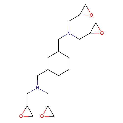N-[[3-[(bis(oxiran-2-ylmethyl)amino)methyl]cyclohexyl]methyl]-1-(oxiran-2-yl)-N-(oxiran-2-ylmethyl)methanamine